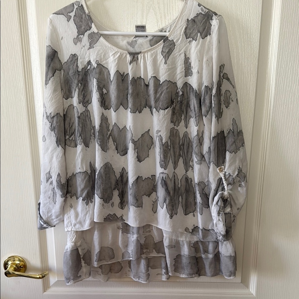Ing sleeve women's blouse